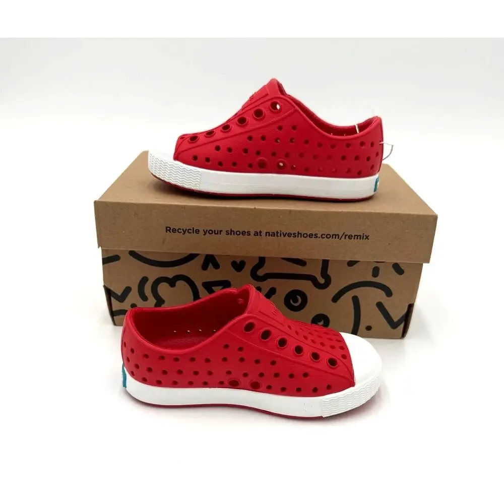 New! Native Jefferson Child Shoes - Torch Red - c5 (toddler 5)